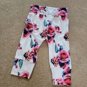 Floral Boutique Girls Pants Joggers 3-6M